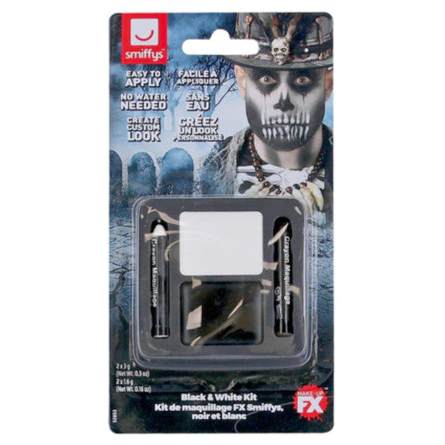 MakeUp FX Black & White Kit Cracker Jack Costumes Brisbane