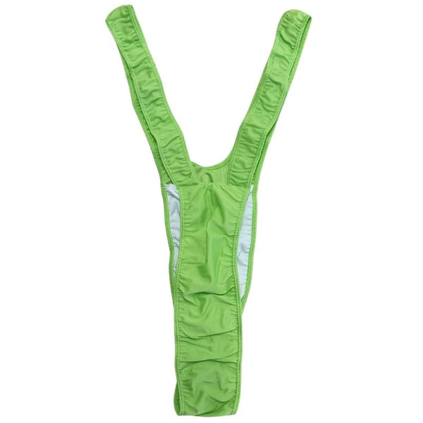 Green Mankini on white background