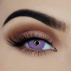 Starry Eyed Yearly Contact Lenses-Le Fae, 12 months usage in purple shade.