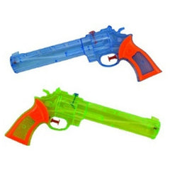 transparent water gun 28cm, plastic.