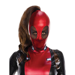 Adult Deadpool costume with metallic panels and printed belt from Marvel