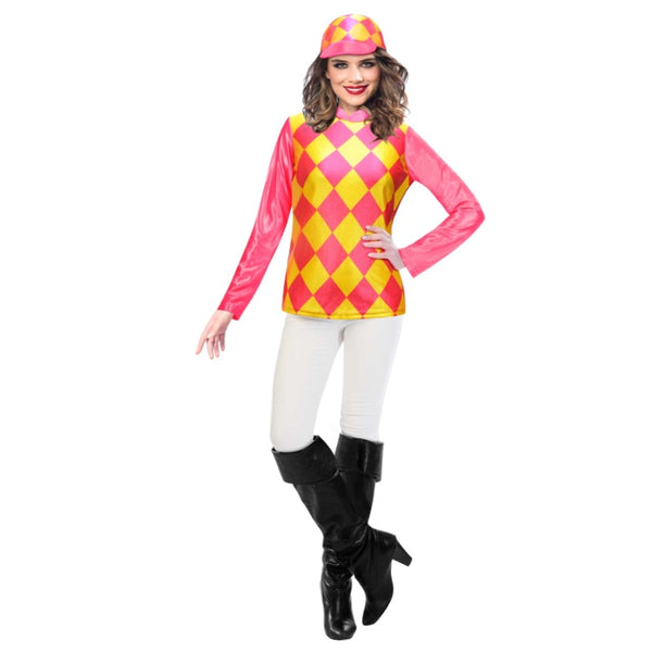 Jockey Top & Hat Women Cracker Jack Costumes Brisbane