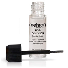 Mehron Rigid Collodion 4ml scarring liquid with brush for Halloween FX makeup
