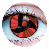 primal contact lenses in red and black for cosplay character Itachi Uchiha.