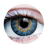 Primal contact lenses in Moonrise-Ocean a mix of blue grey and yellow.
