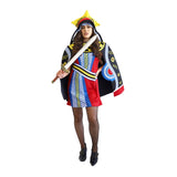 Queen of hearts novelty costume is ideal for pairs and Alice in Wonderland parties