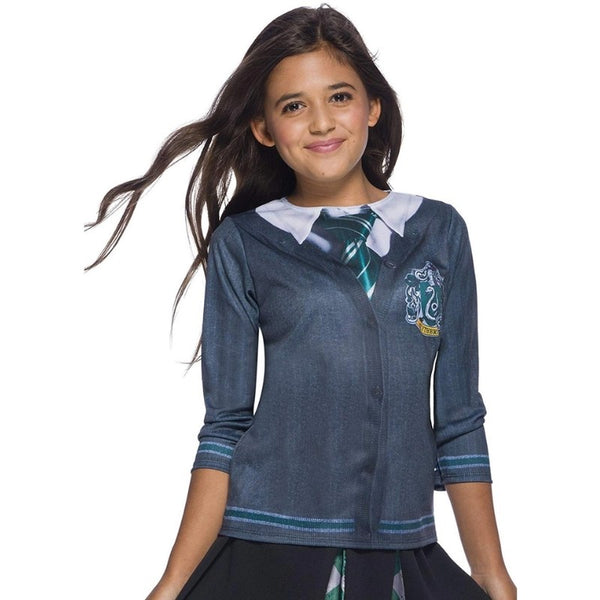 slytherin child printed long sleeve top.