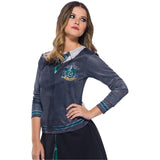 slytherin top for adults, long sleeves, digitally printed.