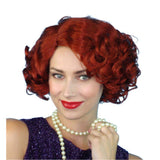 Cabaret auburn wig with a 1920's flapper vibe.