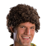 Brunette Tight Afro Wig-Adult