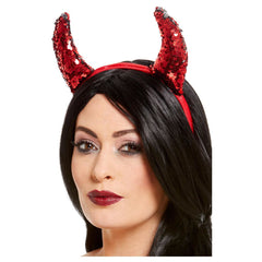 Reversible Sequin Devil Horns