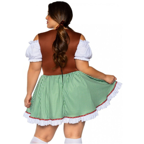 Bavarian Cutie Oktoberfest Ladies Plus Costume by Leg Avenue Cracker