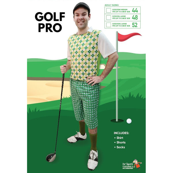 Golf Pro Adult Costume