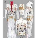 Deluxe King of Rock & Roll Costume with Rhinestones - Hire