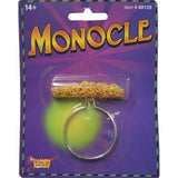 Monocle with Gold Chain