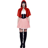Red Riding Hood Costume with Black Corset - Fever