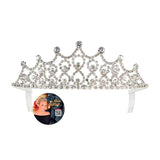 Strass Tiara – Silver with Clear Stones