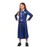 Wednesday Nevermore Blue Deluxe Academy Uniform-Child