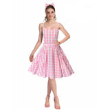 Pink Gingham Doll Costume