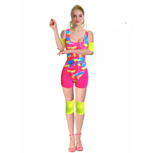 80s Work Out Doll Adult Costume