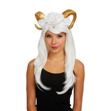 Gilded Rams Horns Headpiece