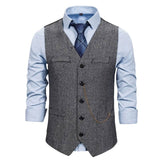 1920s grey vest set for hire with hat and bow tie