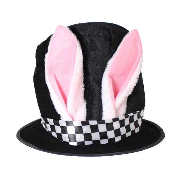 Deluxe White Rabbit Top Hat – Cracker Jack Costumes Brisbane