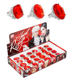 Costume Ring with Faux Gemstone – Assorted Colours
