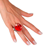 Costume Ring with Faux Gemstone – Assorted Colours