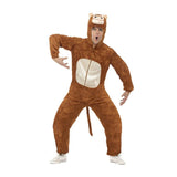 Adult Monkey All in One Hooded Costume