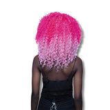 Manic Panic Pink Passion Ombre Curl Wig