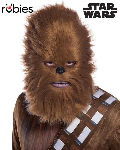 Chewbacca Mask With Fur - Adult