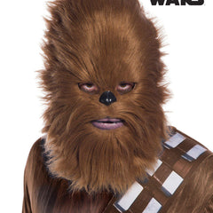 Chewbacca Mask With Fur - Adult