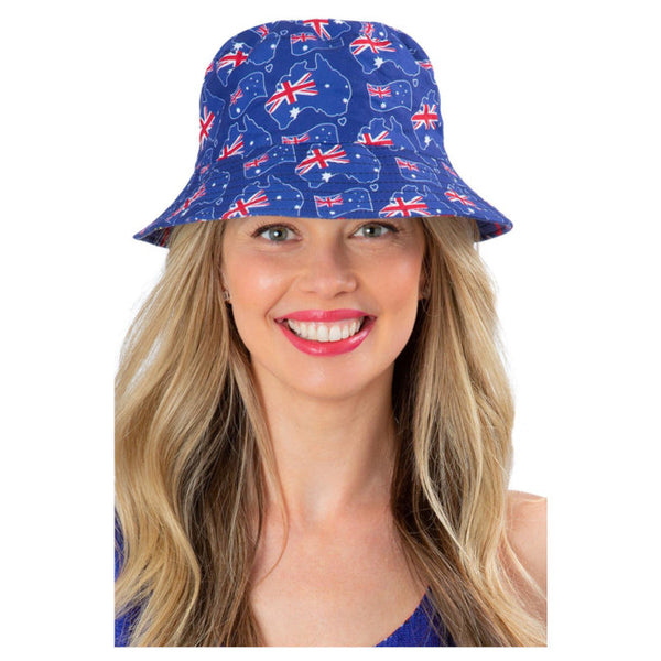 Australia Flag Reversible Bucket Hat