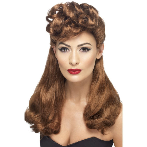 40s Auburn Vintage Wig