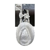 Glitter Silver Men's Set