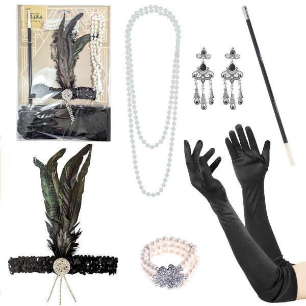 Deluxe 1920s Glamour Accessory Set