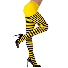 70 denier striped tights coloured costume
