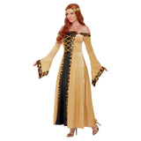 Deluxe Medieval Countess Costume in Gold