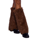 Ewok classic female costume adult, faux fur leg warmers.