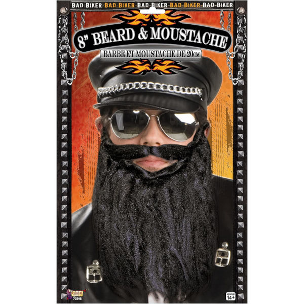 Bad Biker Beard & Moustache