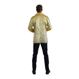 Gold 70s sequin jacket in a 70s style cut