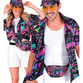80s Funky Fashion Shirt – Black