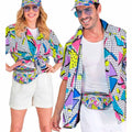 80s Funky Fashion Shirt – White