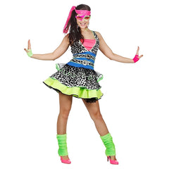 80s Leopard Print Dress Costume