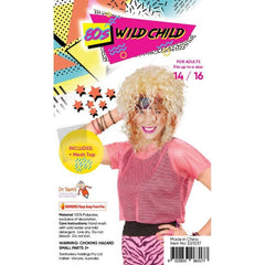 80s mesh tops in neon pink, neon orange, and black – size 14/16