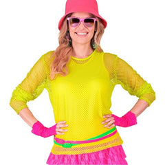 80s neon skinny belt pink costume accessory
