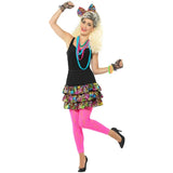 Ra-ra skirt and matching retro accessories for 80s costumes