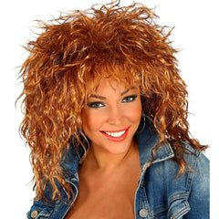 80s rock star wig retro costume accessory