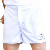 Close up of tennis player costume shorts